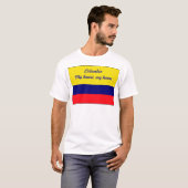 T-shirt La Colombie est exceptionnelle (Devant entier)
