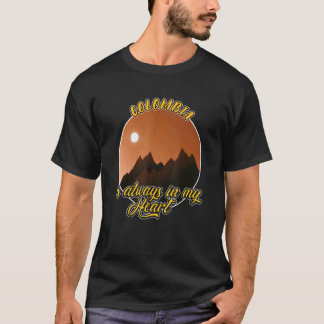 T-shirt La Colombie est toujours dans mon cœur