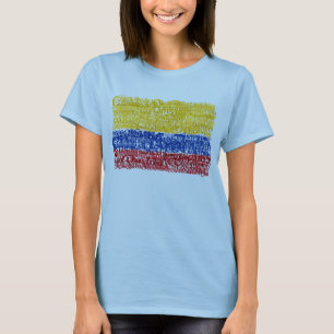 T-shirt La Colombie textuelle