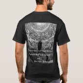 T-shirt La comédie divine de Dante : Rose blanc - Gustave (Dos)
