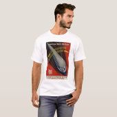 T-shirt LA COMET Boston & Providence America Railways Ad (Devant entier)