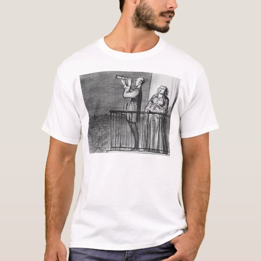 T-shirt La comète, incredules de Parisiens (Devant)