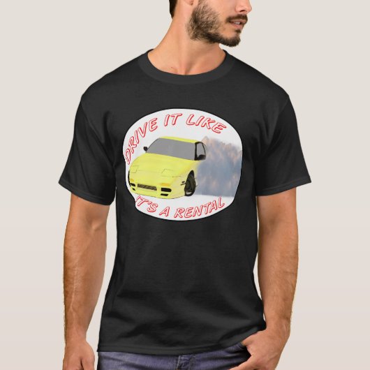T-shirt La commande qu'il l'aiment est une location (Devant)