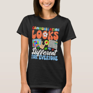 T-shirt La communication groovy est différente pour tout l
