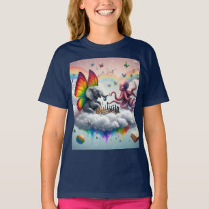 T-shirt La compétition d'échecs dans le monde animal