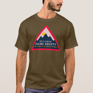 T-shirt La conception de la société de la Randonnée hors d