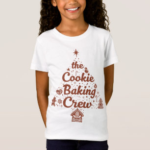 T-Shirt La conception de sapin de Noël de l'équipe de cuis