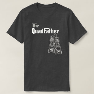 T-shirt La conception du patinage à roulettes QuadPère
