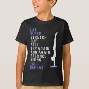 T-shirt La conception fraîche de gymnastique de filles