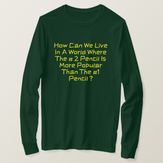 T-shirt La conspiration du crayon #2 - (Design devant)