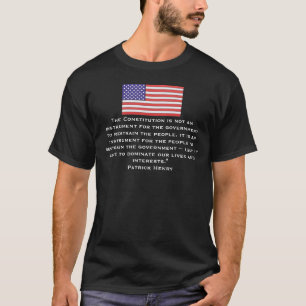 T-shirt La constitution n'est pas un instrument pour le
