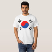 T-shirt La Corée du Sud Yin Yang (Devant entier)