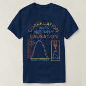 T-shirt La Corrélation N'Implique Pas La Causation 1 (Design devant)