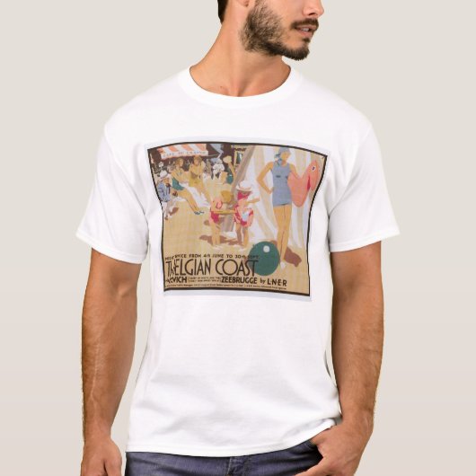T-shirt La côte belge (Devant)