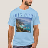 T-shirt La côte de Big Sur Californie (Devant)