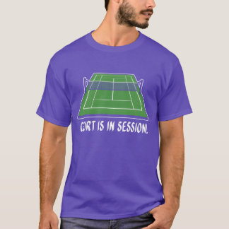 T-shirt La Cour est en sessionennis Court Sports Athlète f