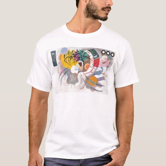 T-shirt La courbe dominante de Kandinsky Abstraite (Devant)