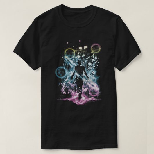 T-shirt la courbure d'espace dernier 1 (Design devant)