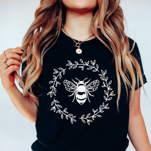 T-shirt La couronne d’abeilles botaniques, inspirée par la