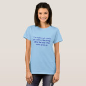 T-shirt La course. (Devant entier)