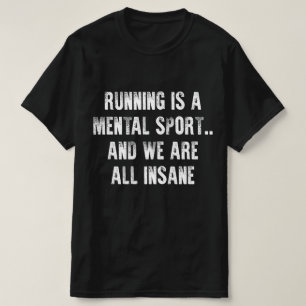 T-shirt La course à pied cross-country est folle
