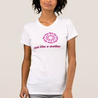 T-shirt La course aiment un réservoir de mère
