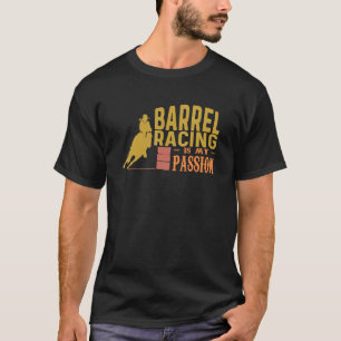 T-shirt La course de barils est ma passion Cheval Far West