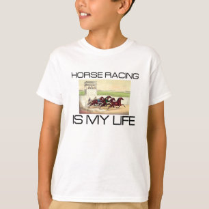 T-shirt La course de chevaux SUPÉRIEURE est ma vie