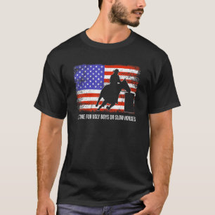 T-shirt La Course En Baril Pas Le Temps Pour Les Gars Laid