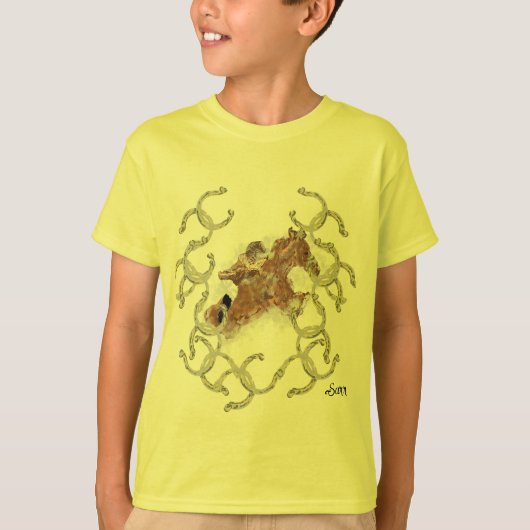 T-Shirt : La course est allumée (Devant)