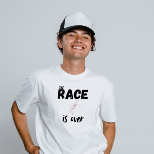 T-shirt La course est Ove Graduation