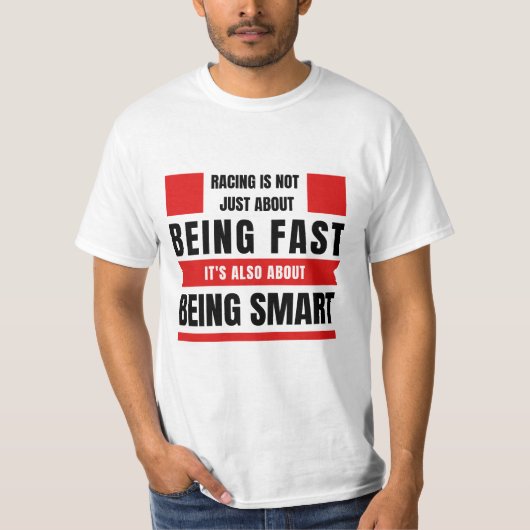 T-shirt La course n'est pas seulement une question de rapi (Devant)