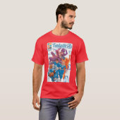 T-shirt La couverture de bande dessinée des premiers pas d (Devant entier)