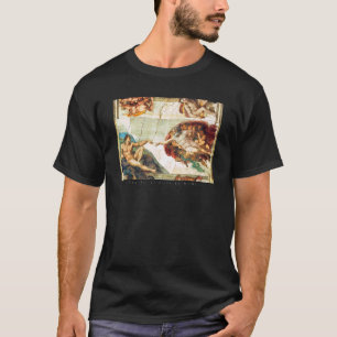 T-shirt La Création D'Adam Michelangelo Chapelle Sixtine P