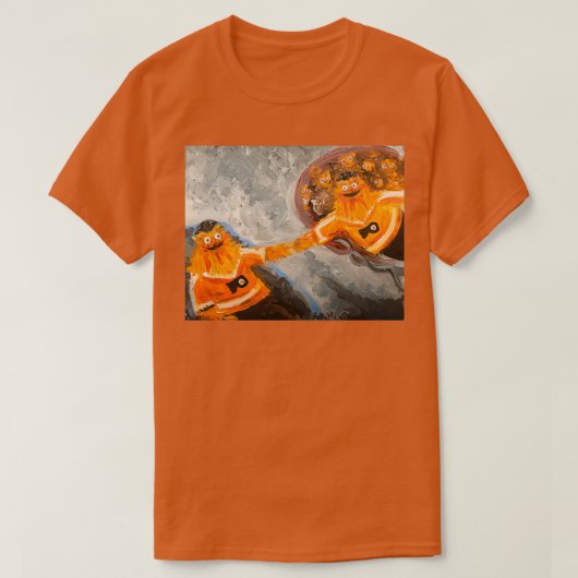 T-shirt La création de Gritty (Design devant)