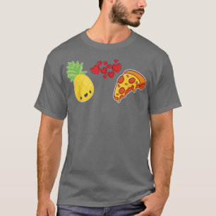 T-shirt La Création De L'Ananas Et De La Pizza 31655440