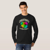 T-shirt La créativité est l'intelligence qui s'amuse Brico (Devant entier)