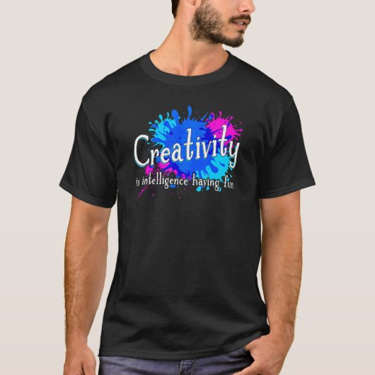 T-shirt La créativité intelligence s'amuser Handyman Cra (Devant)