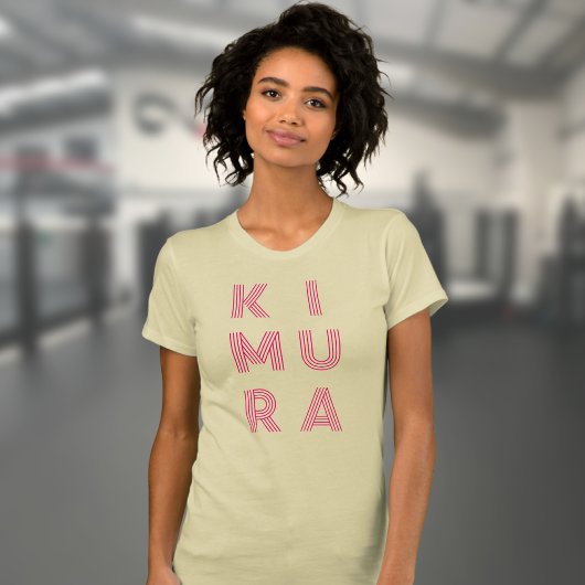 T-shirt La crème Jiu Jitsu de la femme de BJJ Kimura