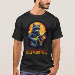 T-shirt La critique de mes chats sur mon jeu de guitare a