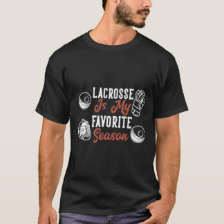 T-shirt La crosse Est Ma Saison Préférée
