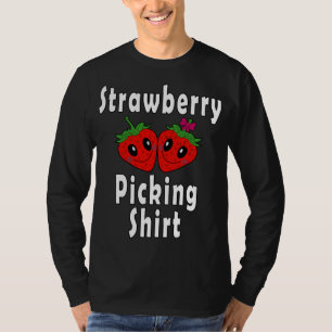 T-shirt La cueillette de fraises fraises en amour Coût amu