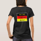 T-shirt La cuisine allemande est le Wurst (Dos)