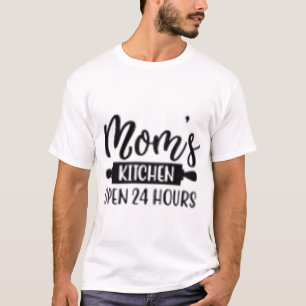 T-shirt "La cuisine de maman ouverte 24h/24" Fam