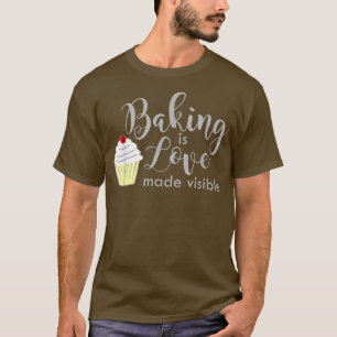 T-shirt La Cuisine Est Amoureuse Fait Visible Hommes Et Fe