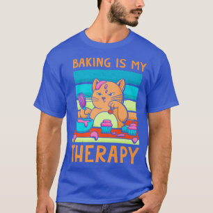 T-shirt La Cuisine Est Mon Thérapie Bakers Drôle Amateurs