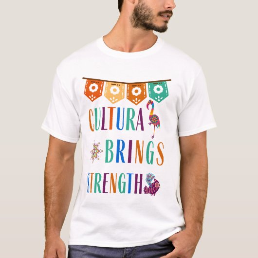 T-shirt La culture apporte force (Devant)