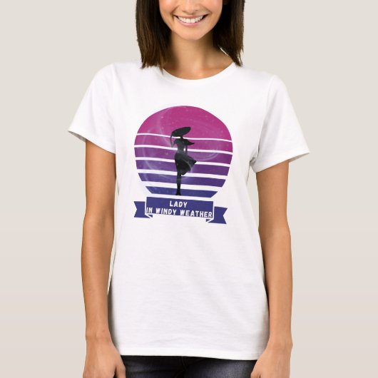 T-shirt La Dame au vent (Devant)