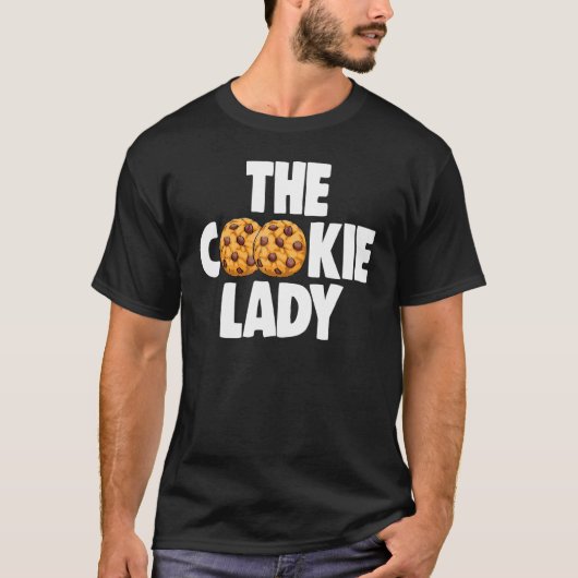 T-shirt La Dame aux Biscuits Cuisinant Femmes Biscuit Cho (Devant)