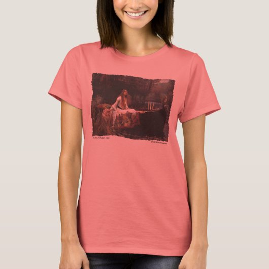 T-shirt La Dame de Shallot, 1888 (Devant)